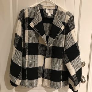 Buffalo checkered print jacket